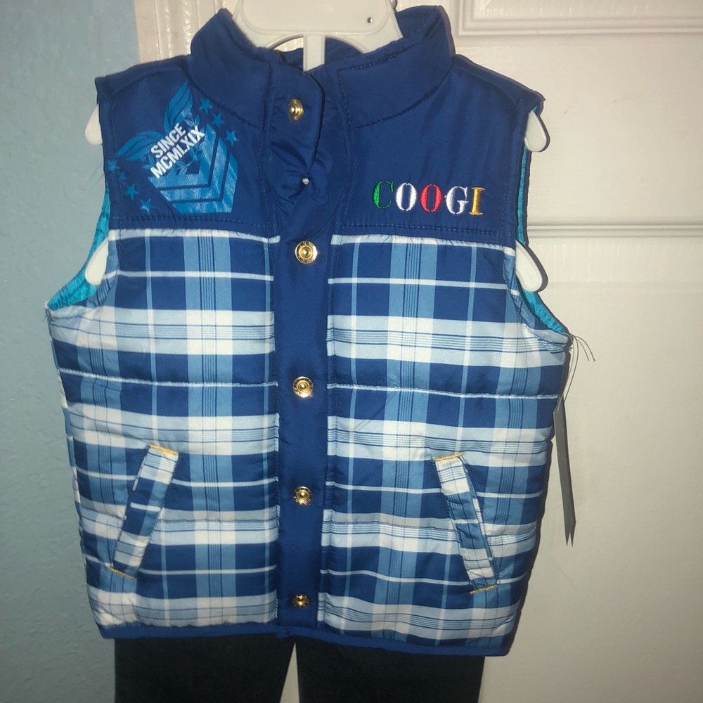 Brand new coogi boy vest / pant set